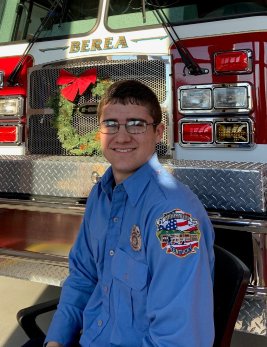 Firefighter Gavin Shanks