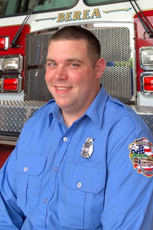 Firefighter Jordan Barnard
